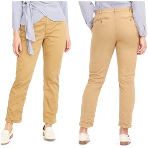 •J.Crew• NEW High Rise Slim Boy Chino Pants